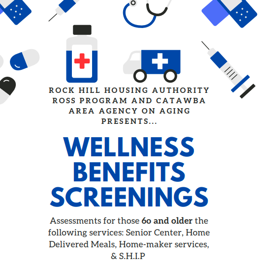 Wellness Benefits Screenings Flyer. All information listed above.