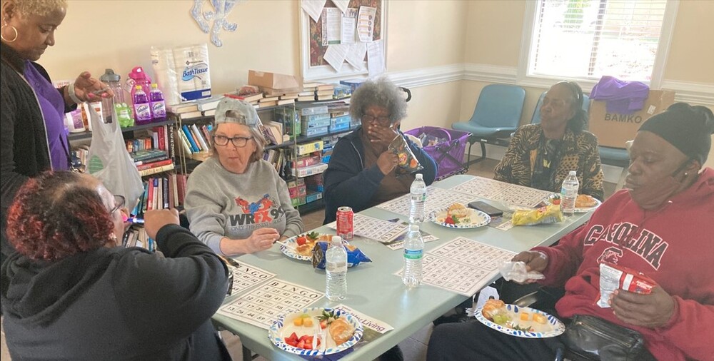 Bingo lunch at Aetna Health's Hello Spring Event.