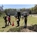 Youth enjoying hula hoops provided by PRT’s REC In A Box