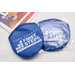 Round bags with text on the front that says Your County First Steps. Getting children ready for school. 