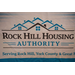  A banner with the text, &quot;Rock Hill Housing Authority. Serving Rock Hill, York County &amp; Great&quot;. 