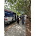  People ordering from Bucks Ice cream truck. 